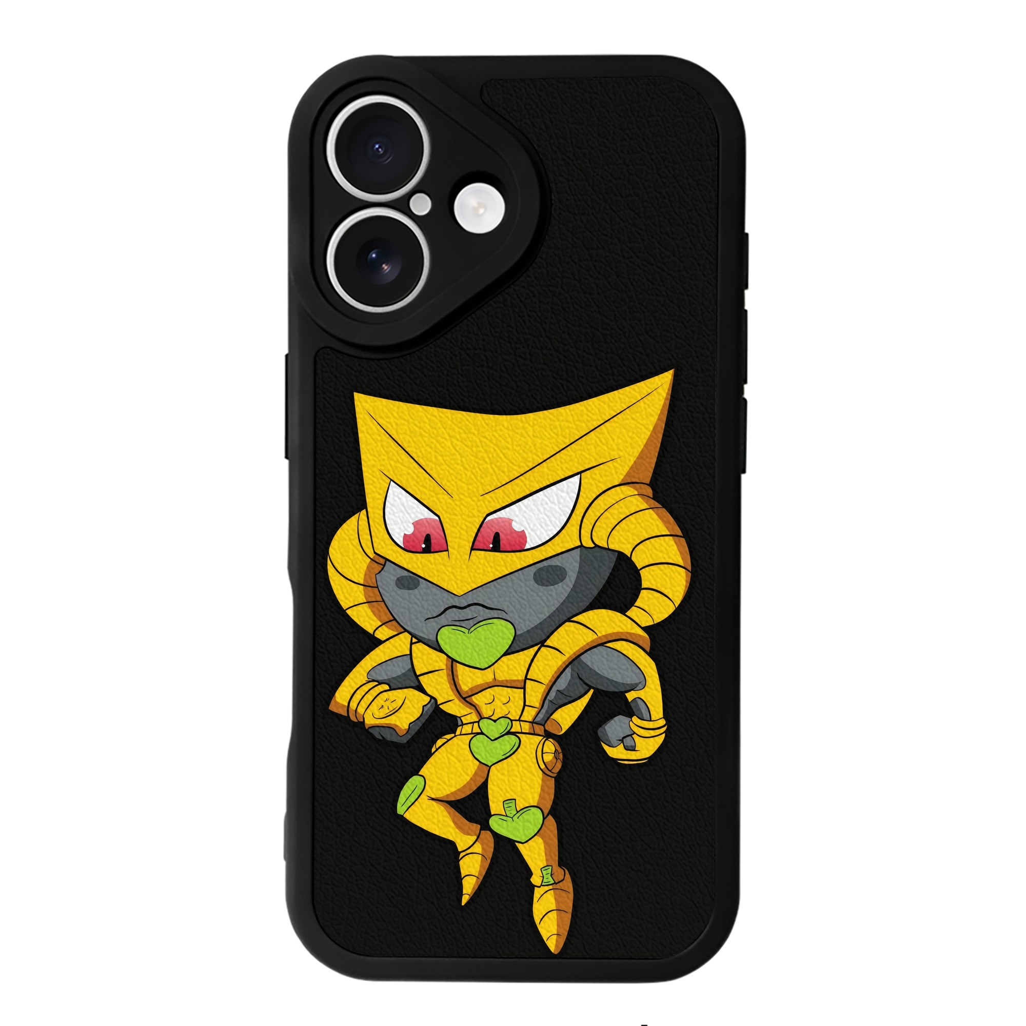 （画像用） ジョジョの奇妙な冒険 ディオ?ブランドー JoJo's Bizarre Adventure Dio Brando 【iPhone 16シリーズ対応】シリコンスマホケース（レザー調） 材質：シリコン